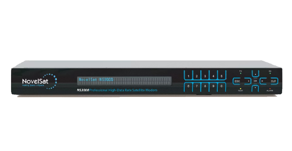 NovelSat NS3000 Professional High-Data Rate Satellite Modem